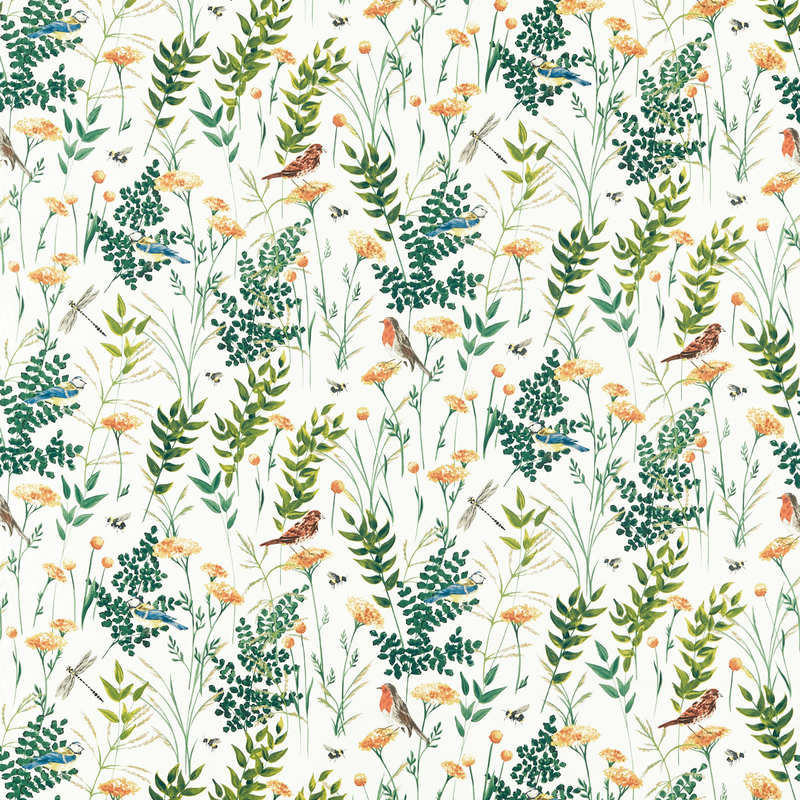 Gardenia Curtain Fabric Summer