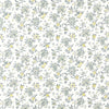 Clarke & Clarke Ornella Fabric Charcoal and Chartreuse