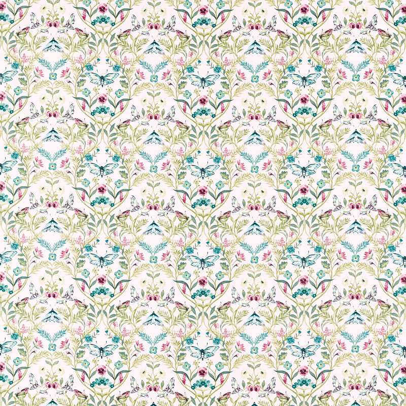 Pieris Curtain Fabric Blush