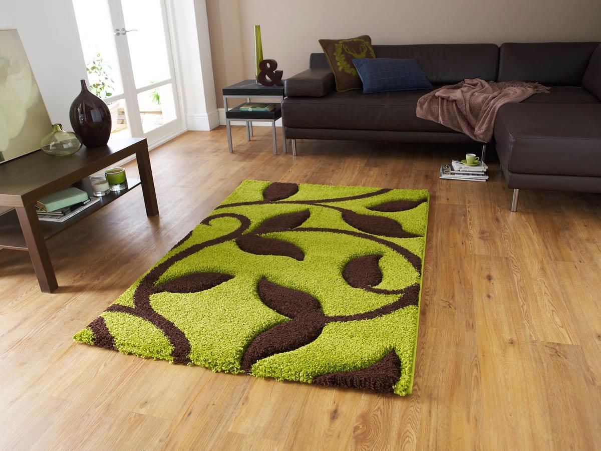 Fashion 7647 Rug Green & Brown