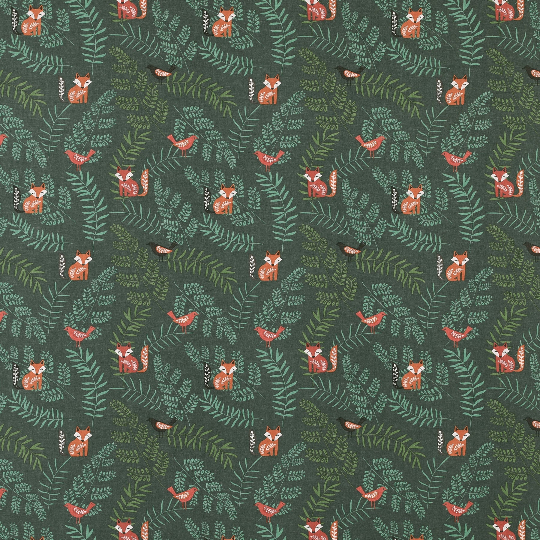 Fern Forest Fabric Jade