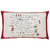 Cath Kidston Festive Poem Filled Boudoir 30cm x 50cm Parchment