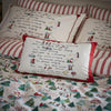 Cath Kidston Festive Poem Filled Boudoir 30cm x 50cm Parchment