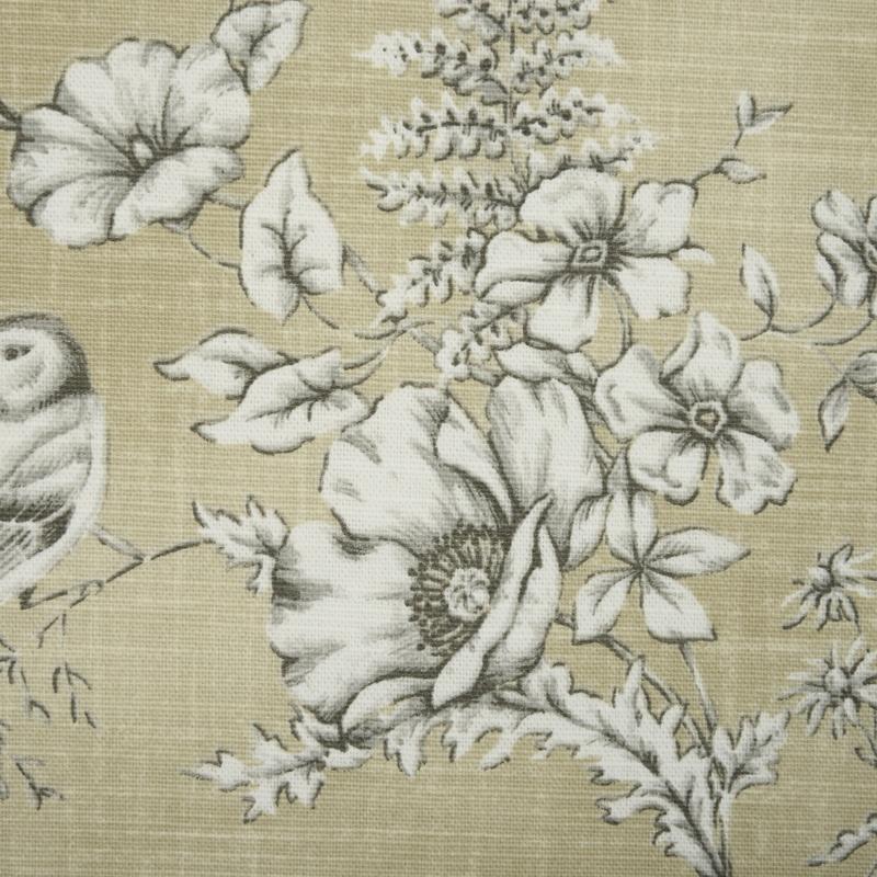 iLiv Finch Toile Fabric Barley