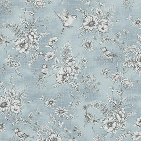 iLiv Finch Toile Fabric Delft