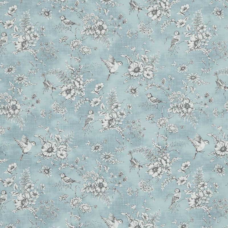 iLiv Finch Toile Fabric Delft