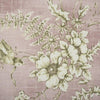 Finch Toile Curtain Fabric Rose