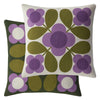 Orla Kiely Flower Tile Filled Cushion 45cm x 45cm Wisteria
