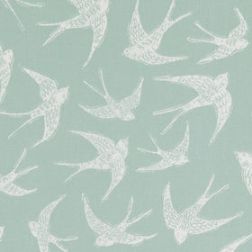 Clarke & Clarke Fly Away Fabric Mineral