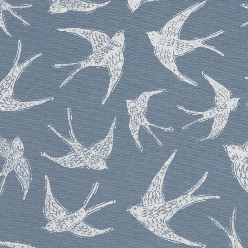 Clarke & Clarke Fly Away Fabric Navy