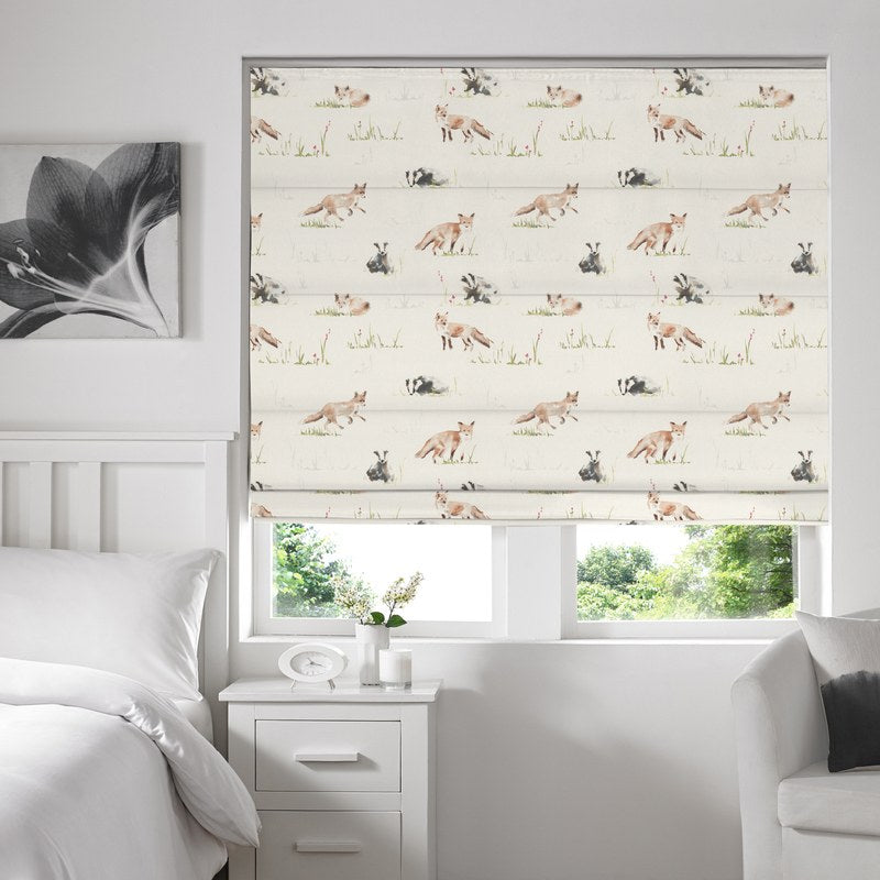 Fox Roman Blind Fox and Badger