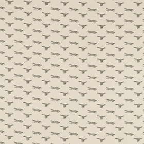 Foxbury Curtain Fabric Charcoal