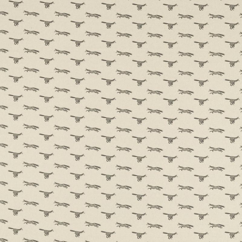 Foxbury Curtain Fabric Charcoal