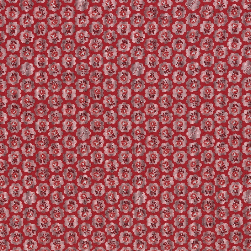 Cath Kidston Freston Rose Fabric Red