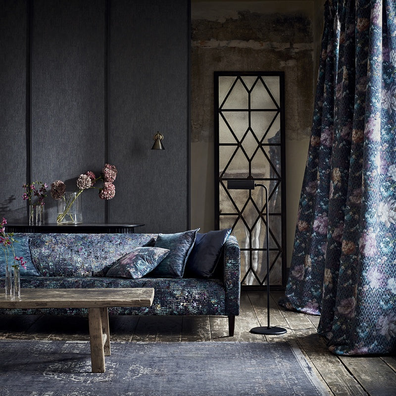 Impression Curtain Fabric Midnight