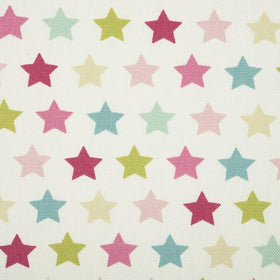Galaxy Curtain Fabric Pink