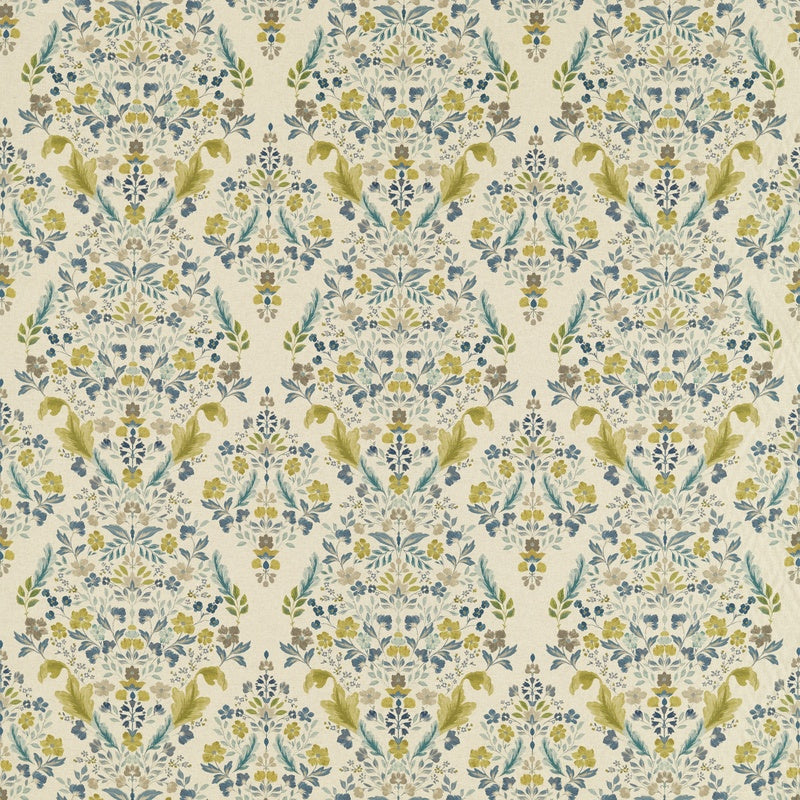 Gawthorpe Curtain Fabric Mineral Linen