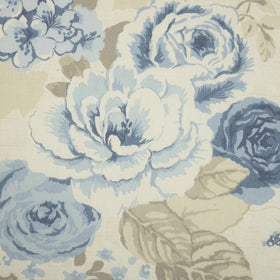 Genevieve Curtain Fabric Chambray