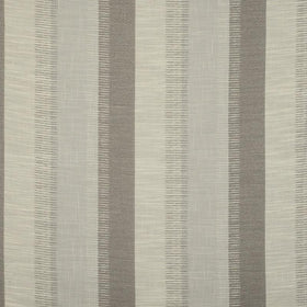 Genoa Stripe Curtain Fabric Dove Grey
