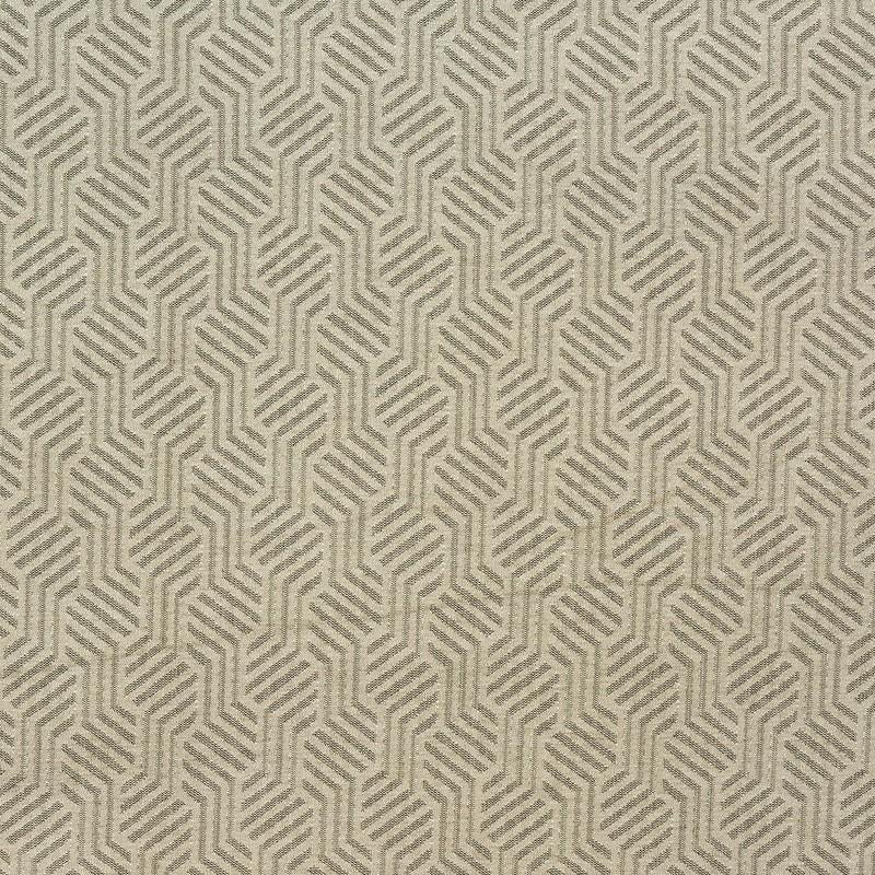 Geo Curtain Fabric Natural