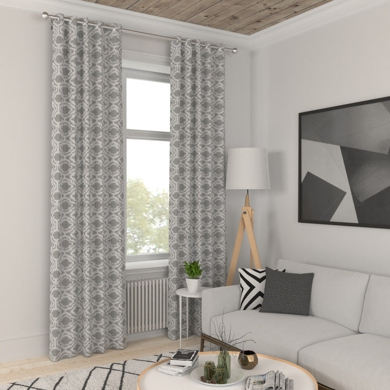 Georgia Curtains Silver