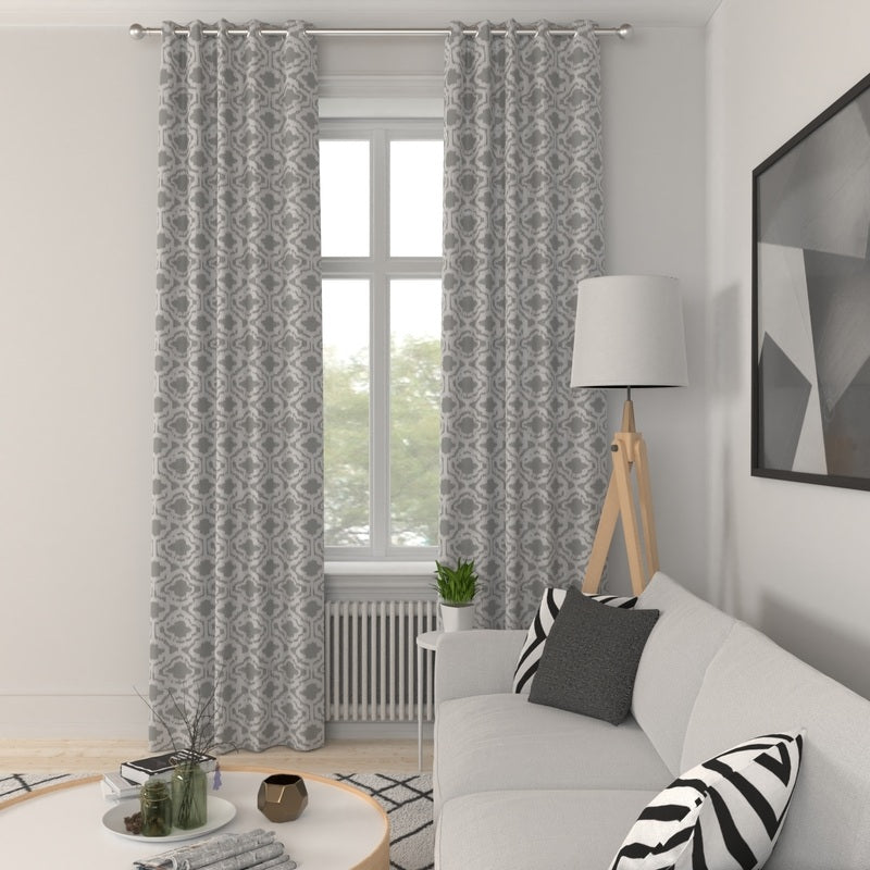 Georgia Curtains Silver