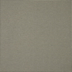 Gingham Check Curtain Fabric Black