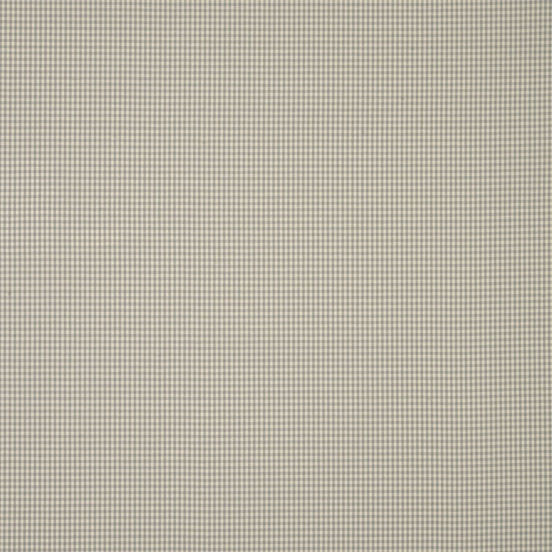 Gingham Check Fabric Grey