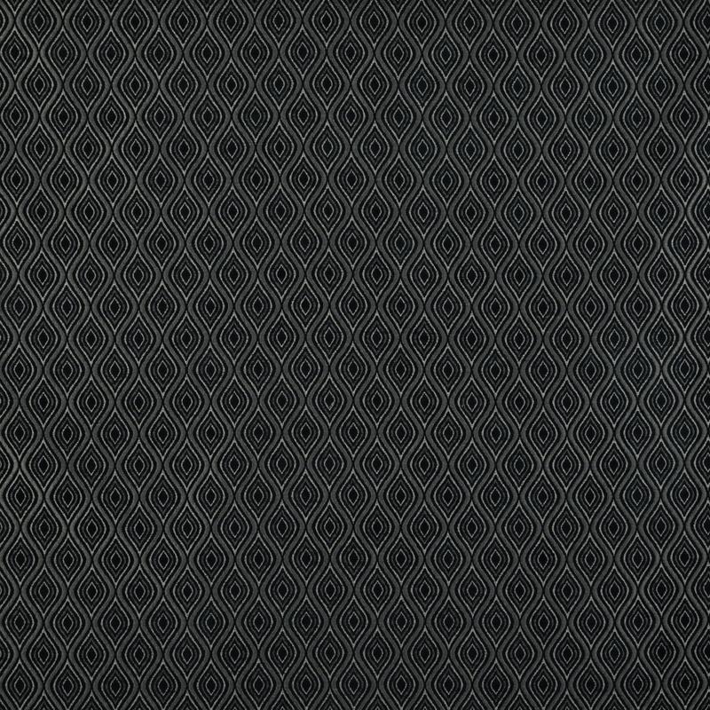 Giovanni Curtain Fabric Black