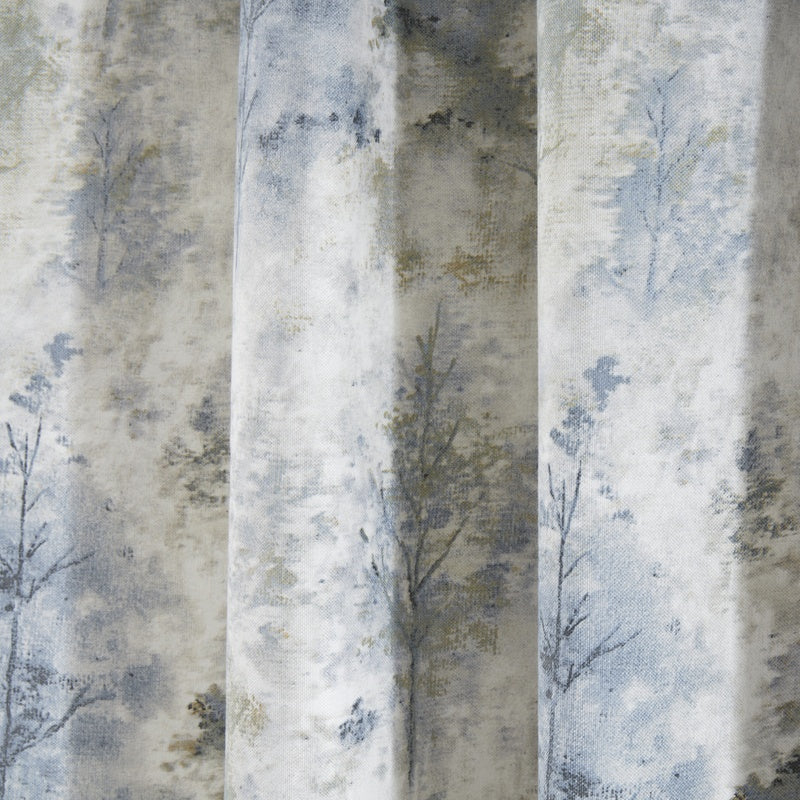 Prestigious Textiles - Woodland Ready Made Lined Curtains Blue