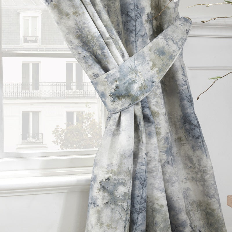 Prestigious Textiles - Woodland Ready Made Lined Curtains Blue