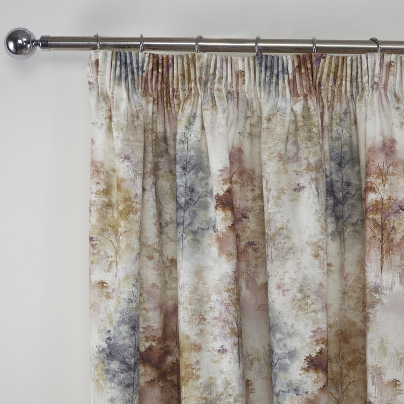 Prestigious Textiles - Woodland Ready Made Lined Curtains Blush