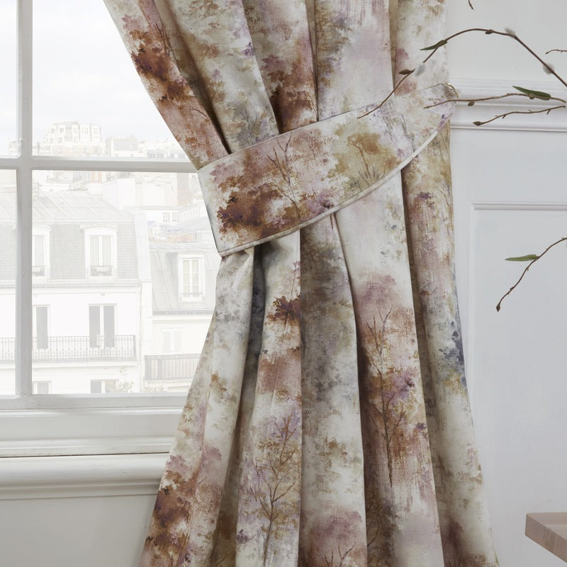 Prestigious Textiles - Woodland Ready Made Lined Curtains Blush