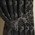 Hanover Ready Made Curtains Black