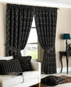 Hanover Ready Made Curtains Black