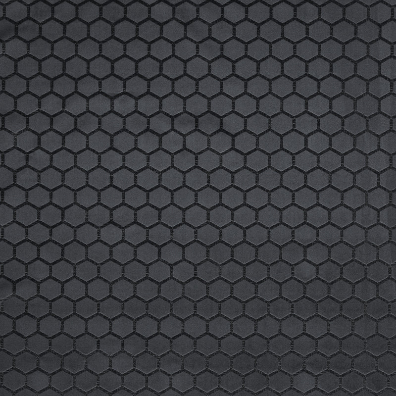 Hexa Curtain Fabric Espresso