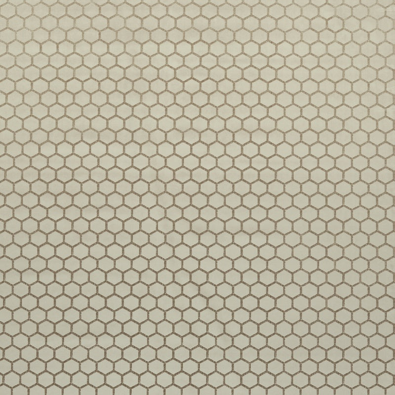 Hexa Curtain Fabric Stone
