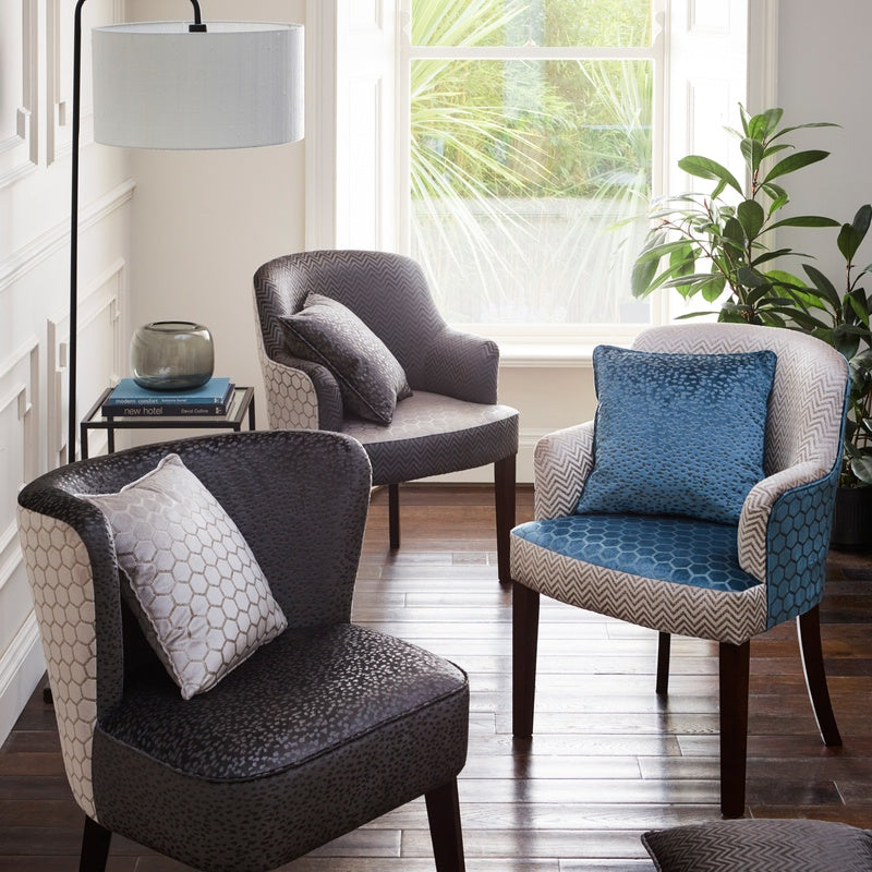Clarke & Clarke Hexa Fabric Teal