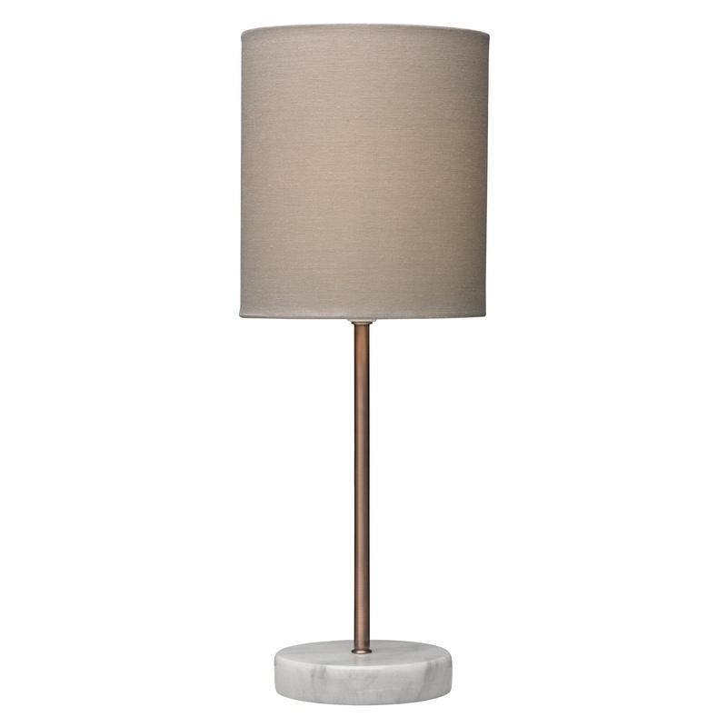Bianco Table Lamp Brushed Copper / Biscuit