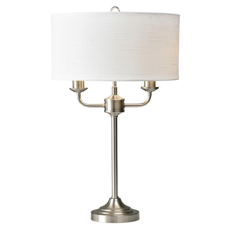 Grantham Table Lamp Satin Nickel
