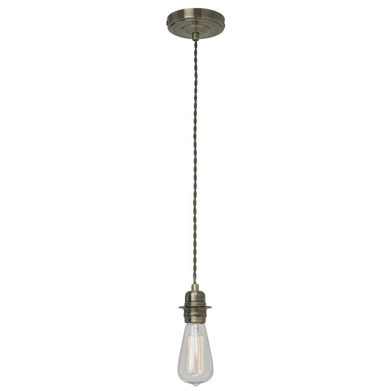 Pendant Fitting Suspension Set Antique Brass
