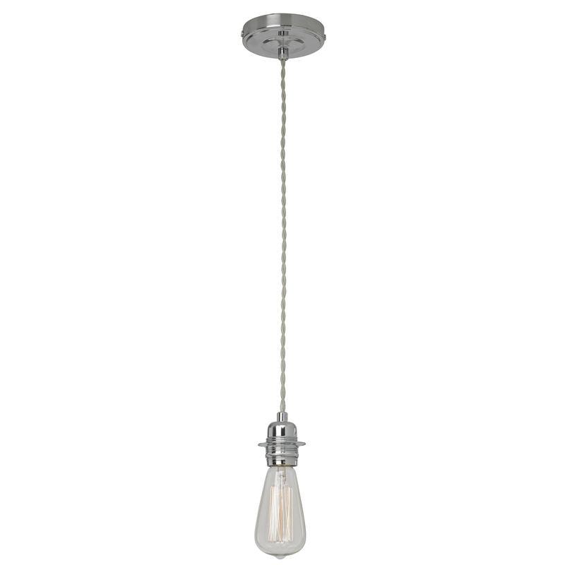 Pendant Fitting Suspension Set Chrome