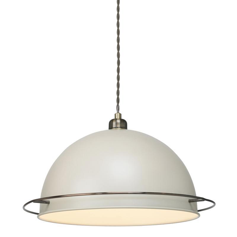 Bauhaus Metal Pendant Cream / Copper