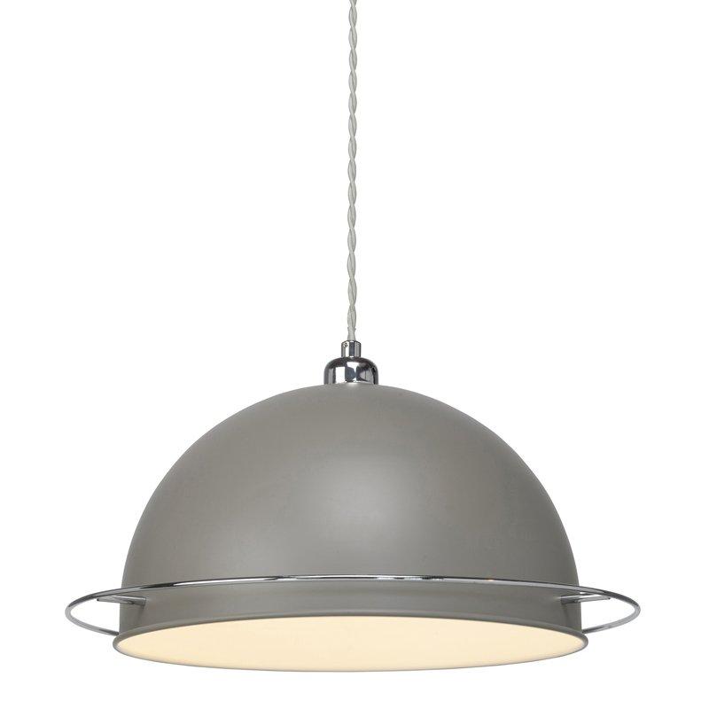 Bauhaus Metal Pendant Grey / Chrome