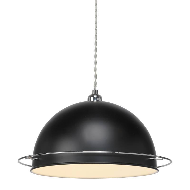 Bauhaus Metal Pendant Black / Chrome