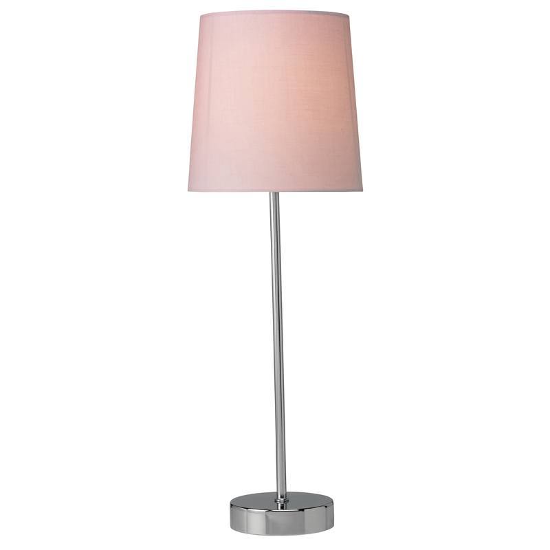Tall Stick Table Lamp Pink