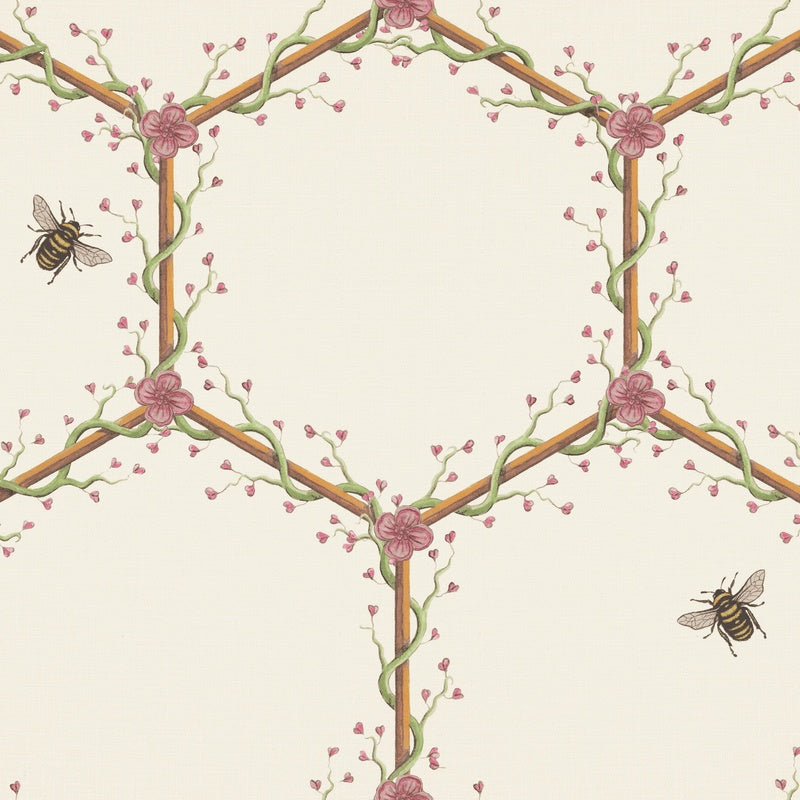 The Chateau by Angel Strawbridge Honey Comb Fabric Cream