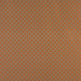 Honeycomb Curtain Fabric Burnt Orange