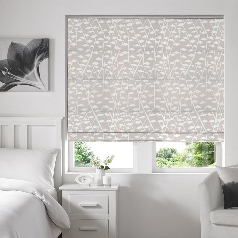 Illinios Roman Blind Linen