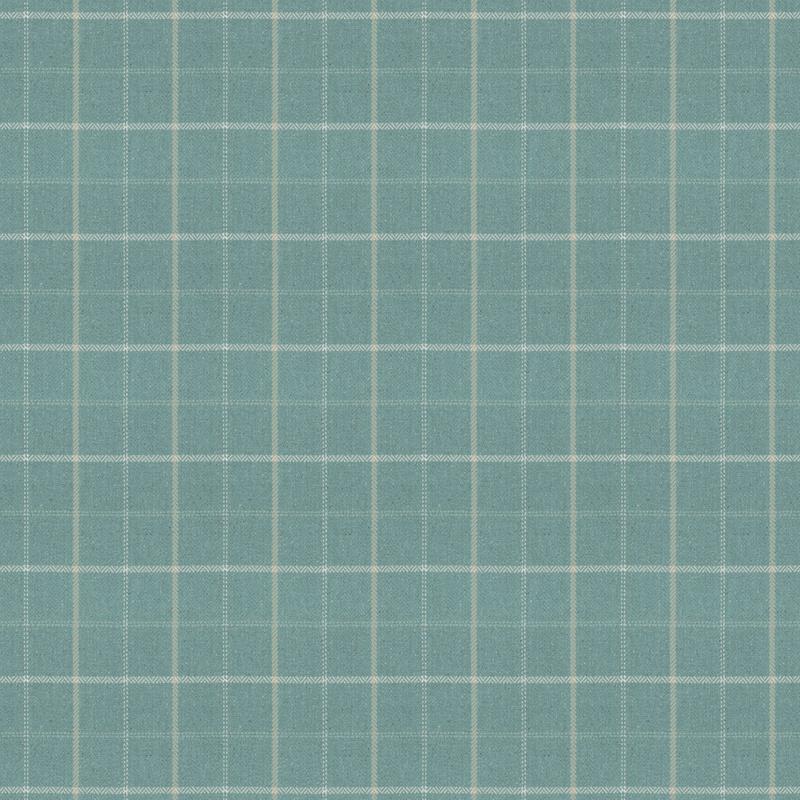 Isla Check Fabric Duckegg